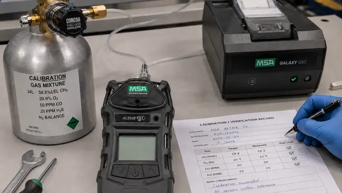 Поверка, калибровка и обслуживание газоанализаторов MSA